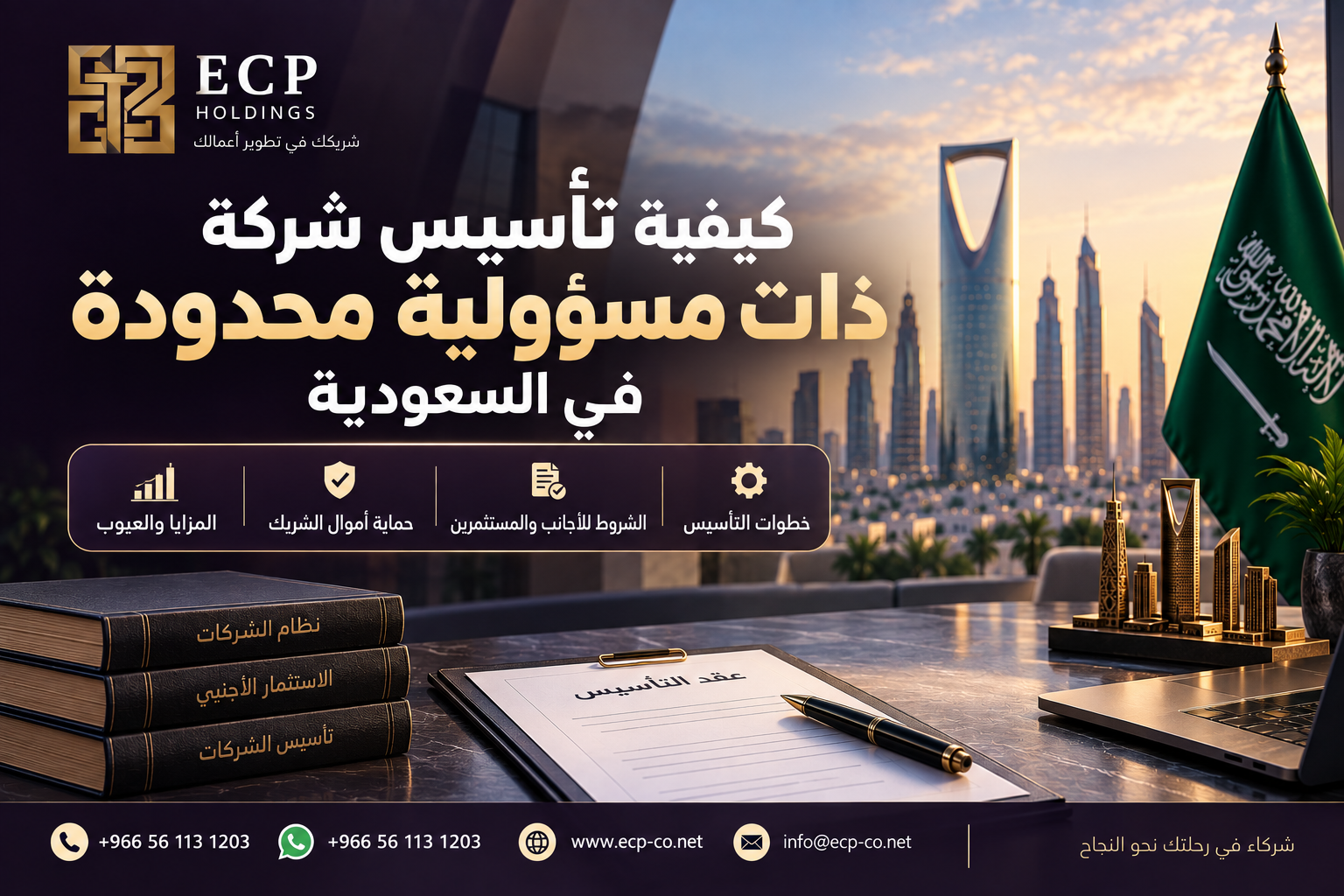 كيفية تأسيس شركة ذات مسؤولية محدودة في السعودية للأجانب والمستثمرين 2026-2027