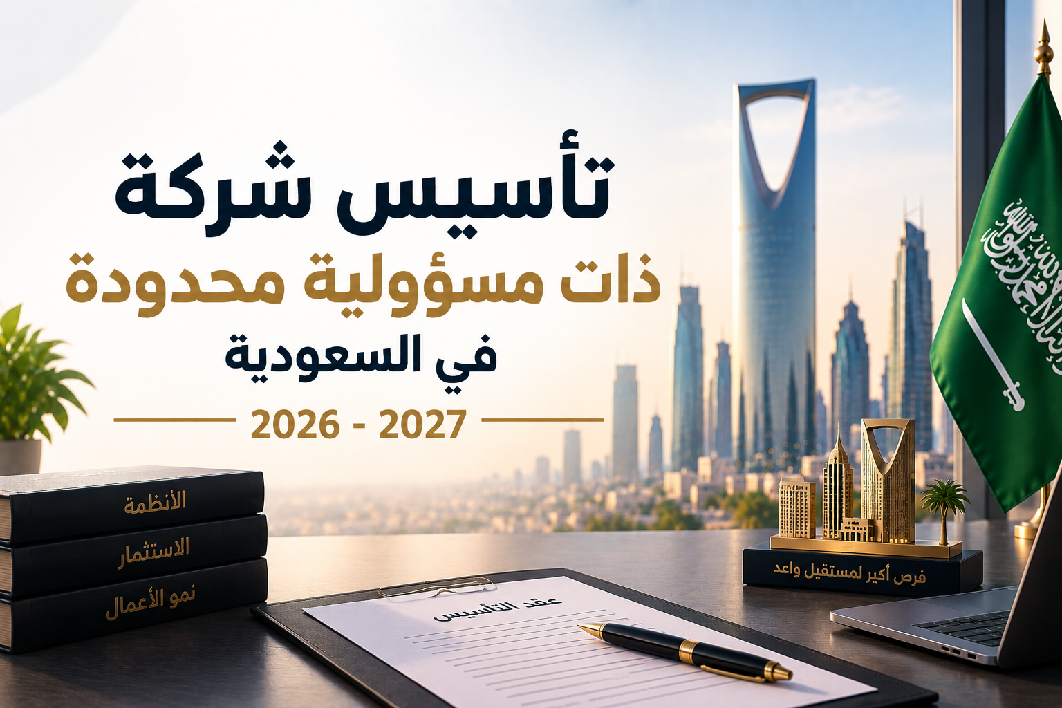 خطوات تأسيس شركة ذات مسؤولية محدودة في السعودية 2026 - 2027