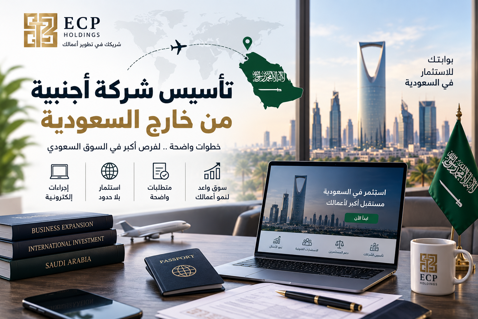 تأسيس شركة أجنبية من خارج السعودية 2026: الشروط والإجراءات والخطوات